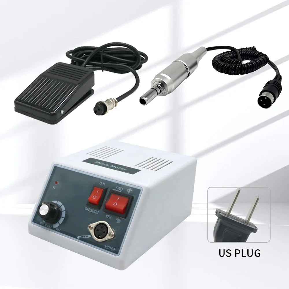 Dental 35000Rpm Lab Electric Micromotor Polishing Handle 18 102 204 Motor For Nail Drills Electric Polishing Kits