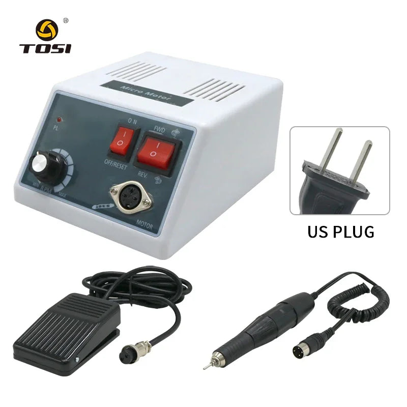 Dental 35000Rpm Lab Electric Micromotor Polishing Handle 18 102 204 Motor For Nail Drills Electric Polishing Kits