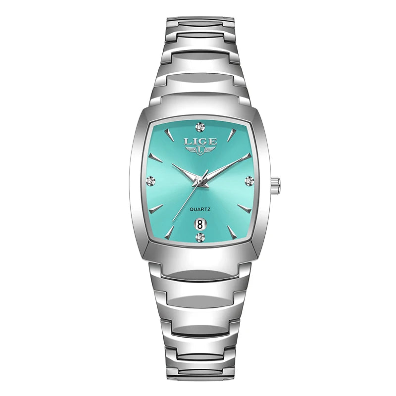 LIGE Watch women Business Luxury Ladies clock female waterproof watches Fashion quartz Simple Watch for Wome montre femme+BOX