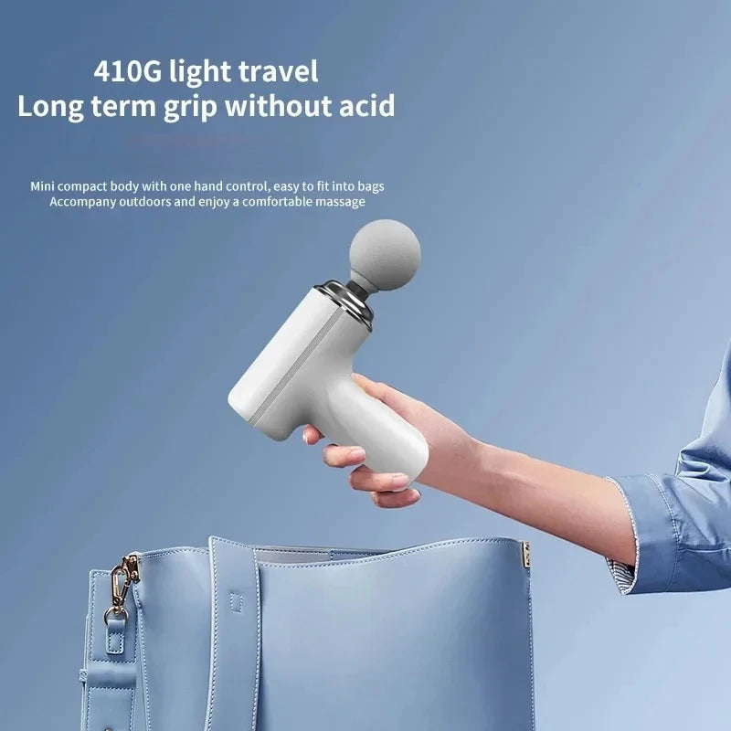 Vibration Massage Gun Rechargeable Wireless Muscle Relaxation Massager Mini Professional Fitness Portable Electric Fascia Gun