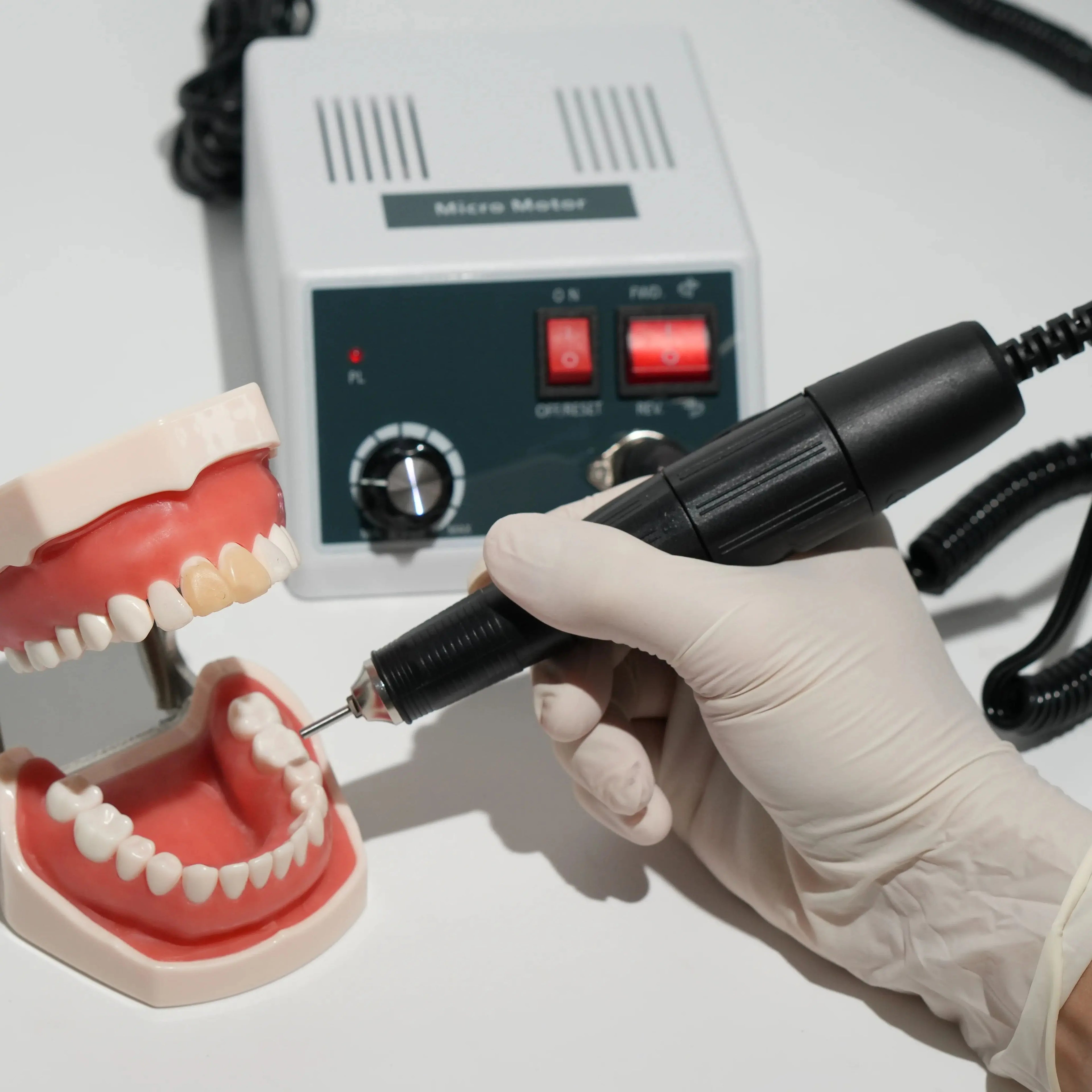 Dental 35000Rpm Lab Electric Micromotor Polishing Handle 18 102 204 Motor For Nail Drills Electric Polishing Kits