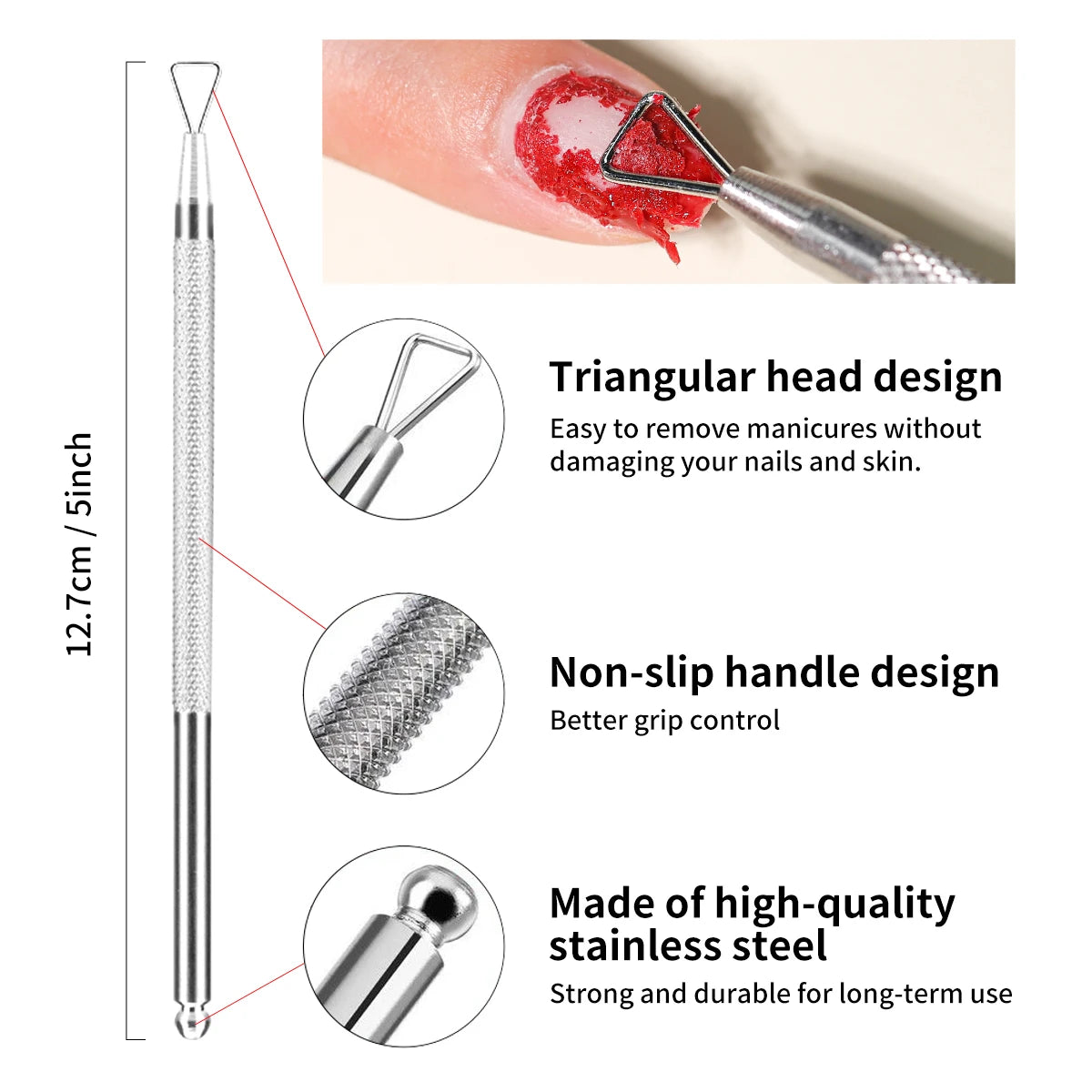 Nail Gel Remover Set 15ml Gel Blast & Soft Gel Remover Professional Not irritation Painless Semi-Permanent Nail Polish Cleaner