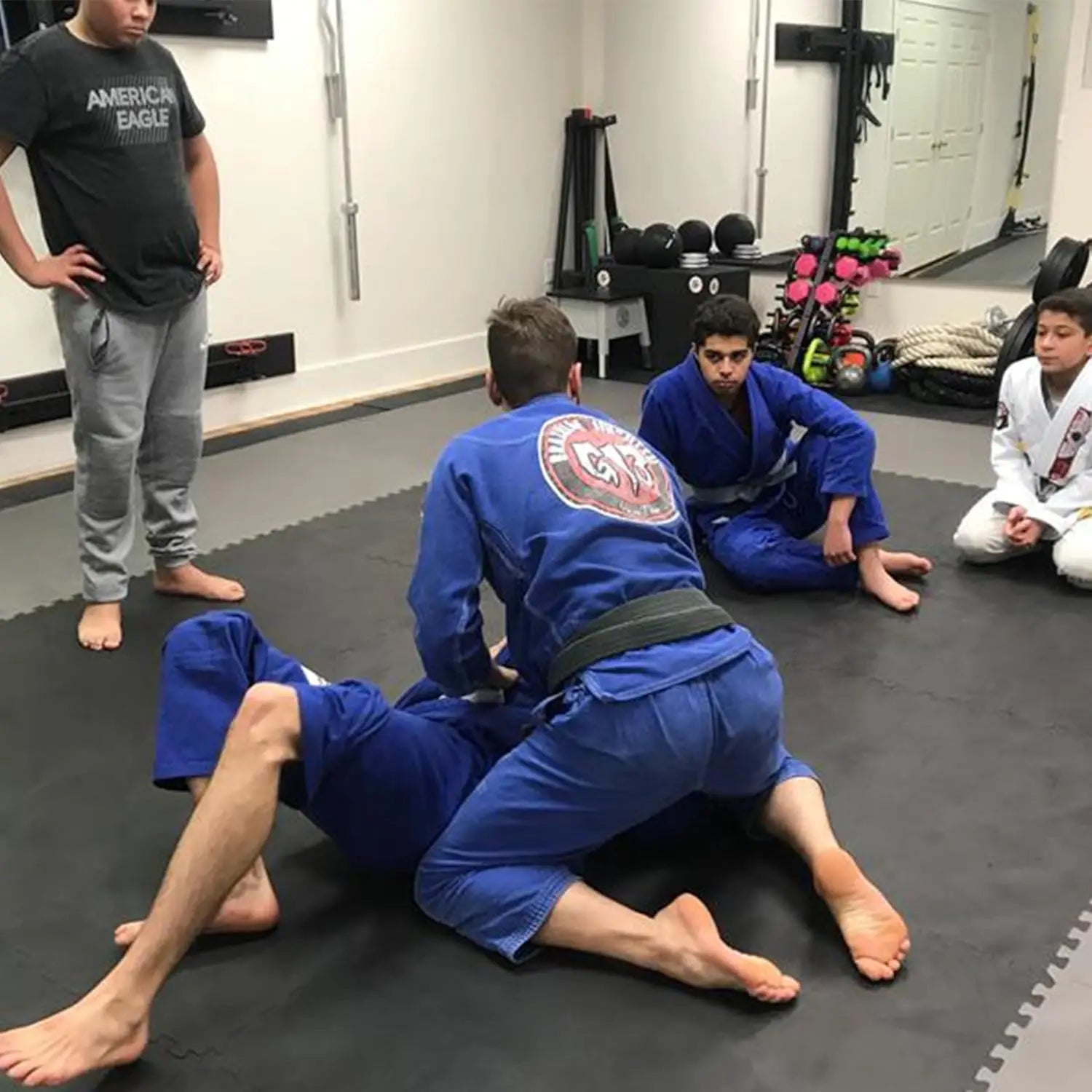 FlooringInc's 1" Thick Foam Tiles, 3'x3' or 2'x2' Reversable Interlocking Tiles, Ideal Yoga Mat, Gymnastics Mat, Workout Mat for