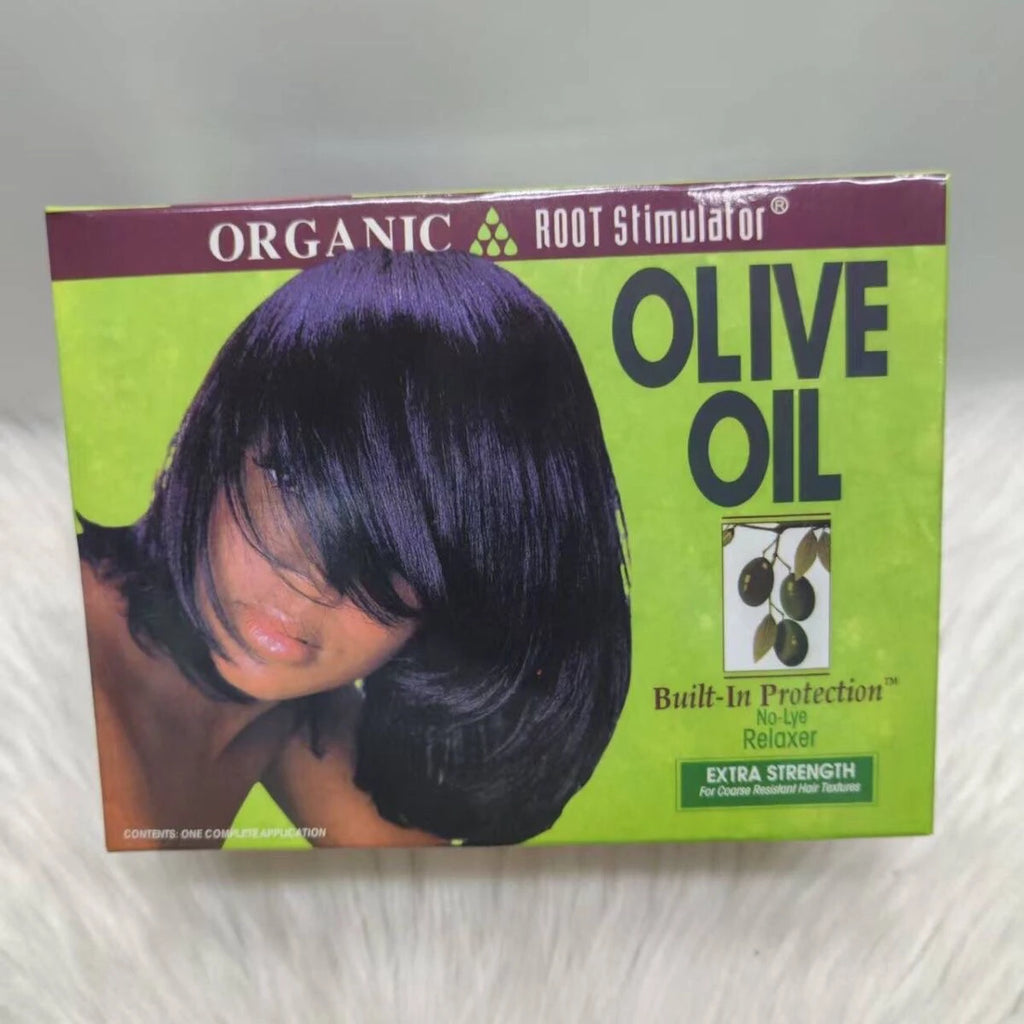 Organic Olive Oil NoLye Relaxer for Hair Care l Hair Straightening Solution Daily Use Hair Care Product