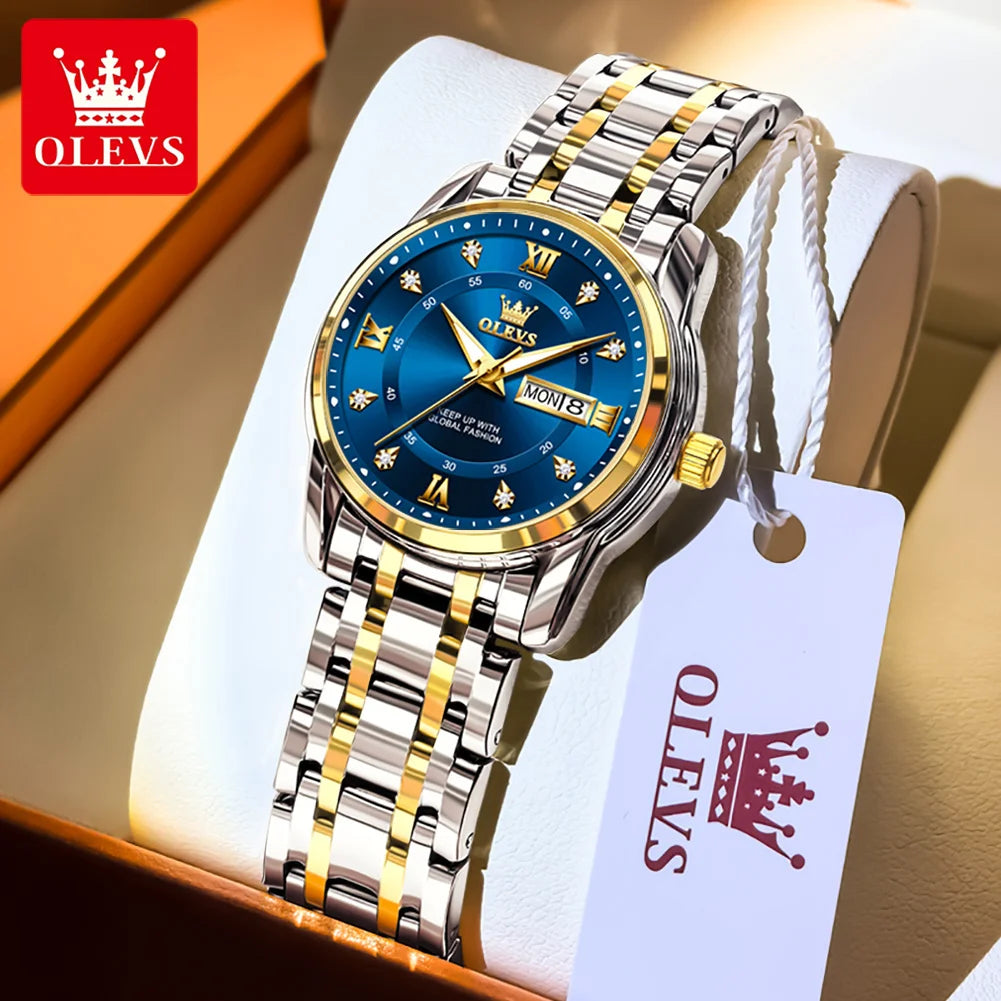 OLEVS brand watch Roman scale fashion calendar quartz watch waterproof women's watch 5513