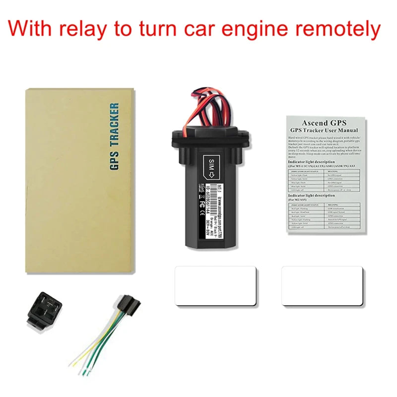 gsm gprs gps tracker for car motorcycle scooter vehicle truck mini waterproof  real time online tracking monitoring no monthly