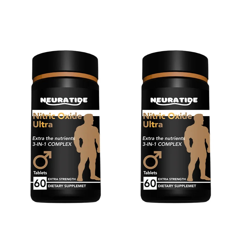 3-in-1 Nitric Oxide Ultra Supplement, Reproductive Health Natural Energizer, Performance, 60 Tablets, 30 Days Supply