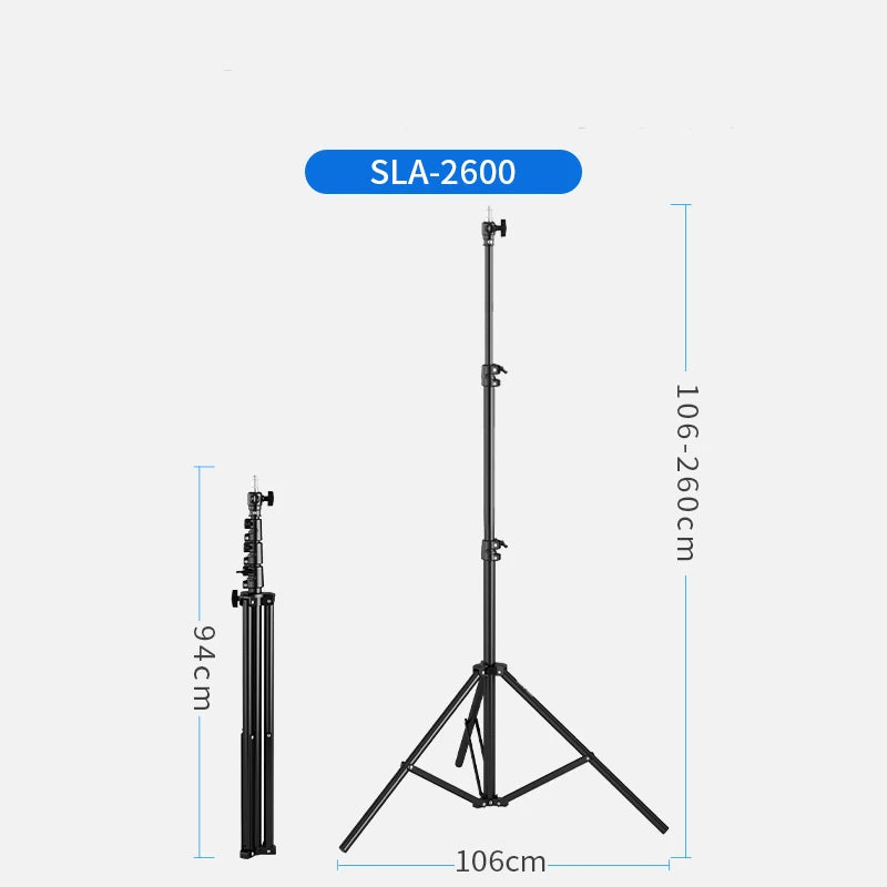 Selens 2.2~3.95M Light Stand with Air Pressure Buffer Aluminum Alloy Tripod For Photography Stiduo Video Flash Lighting Softbox