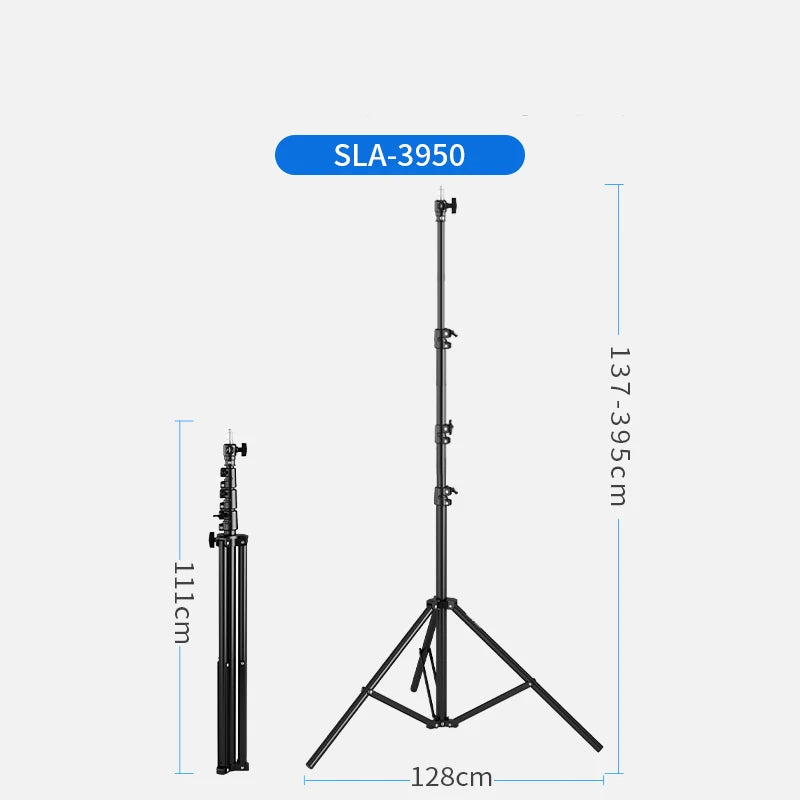 Selens 2.2~3.95M Light Stand with Air Pressure Buffer Aluminum Alloy Tripod For Photography Stiduo Video Flash Lighting Softbox