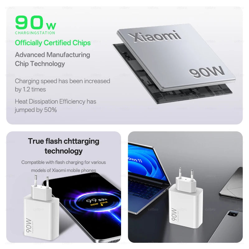 90W 6A Turbo Fast Wall Charger Original Xiaomi 15 14 13 12 11 Pro Ultra Lite USB To Type C Quick Charging Phone Cable Redmi Note
