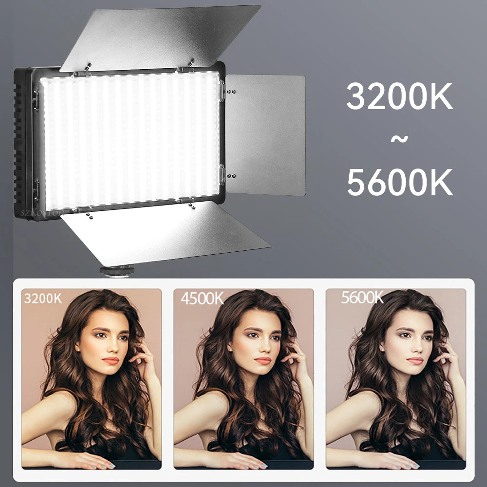LED Lights Photography Camera Video Lamp Photo Studio Kits Panel Lamp Stand Light Selfie Light For Streaming Tiktok Eyelashes