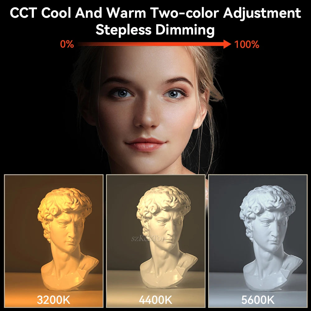 LED Lights Photography Camera Video Lamp Photo Studio Kits Panel Lamp Stand Light Selfie Light For Streaming Tiktok Eyelashes