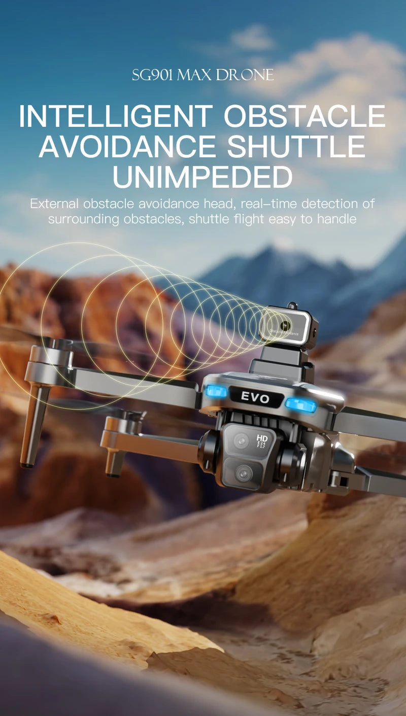 Mini Drone Professional GPS HD Camera Drones 5G WIFI FPV Video 4k UAV 4.5 inch large screen remote control RC Dron SG109 PRO MAX