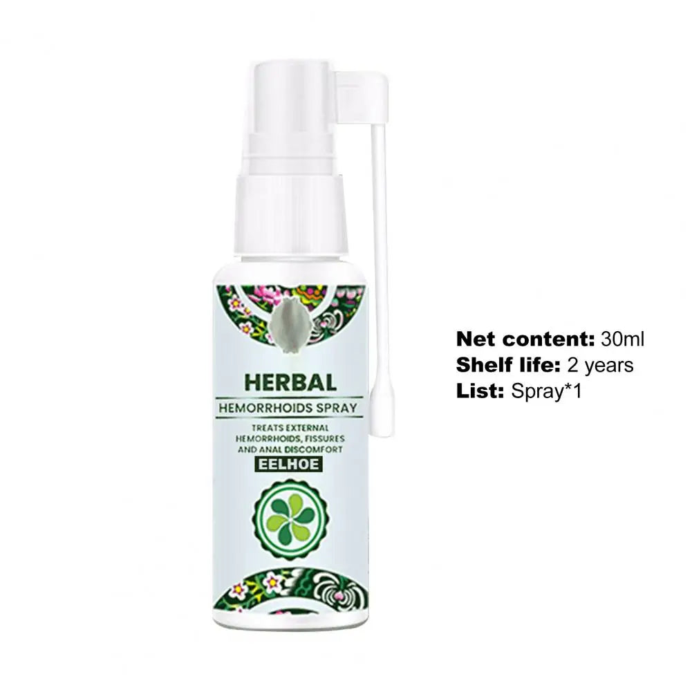 Healthy Portable Pain Relieve Anal Pain Hemorrhoids Spray Easily Operate Lightweight Anal Hemorrhoids Spray for Anal