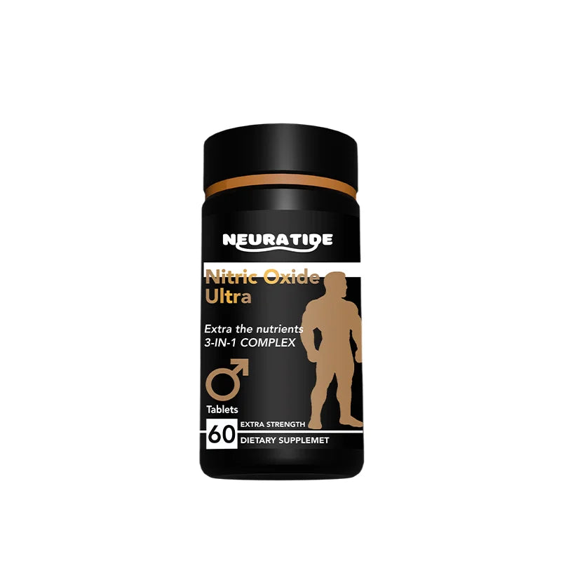 3-in-1 Nitric Oxide Ultra Supplement, Reproductive Health Natural Energizer, Performance, 60 Tablets, 30 Days Supply