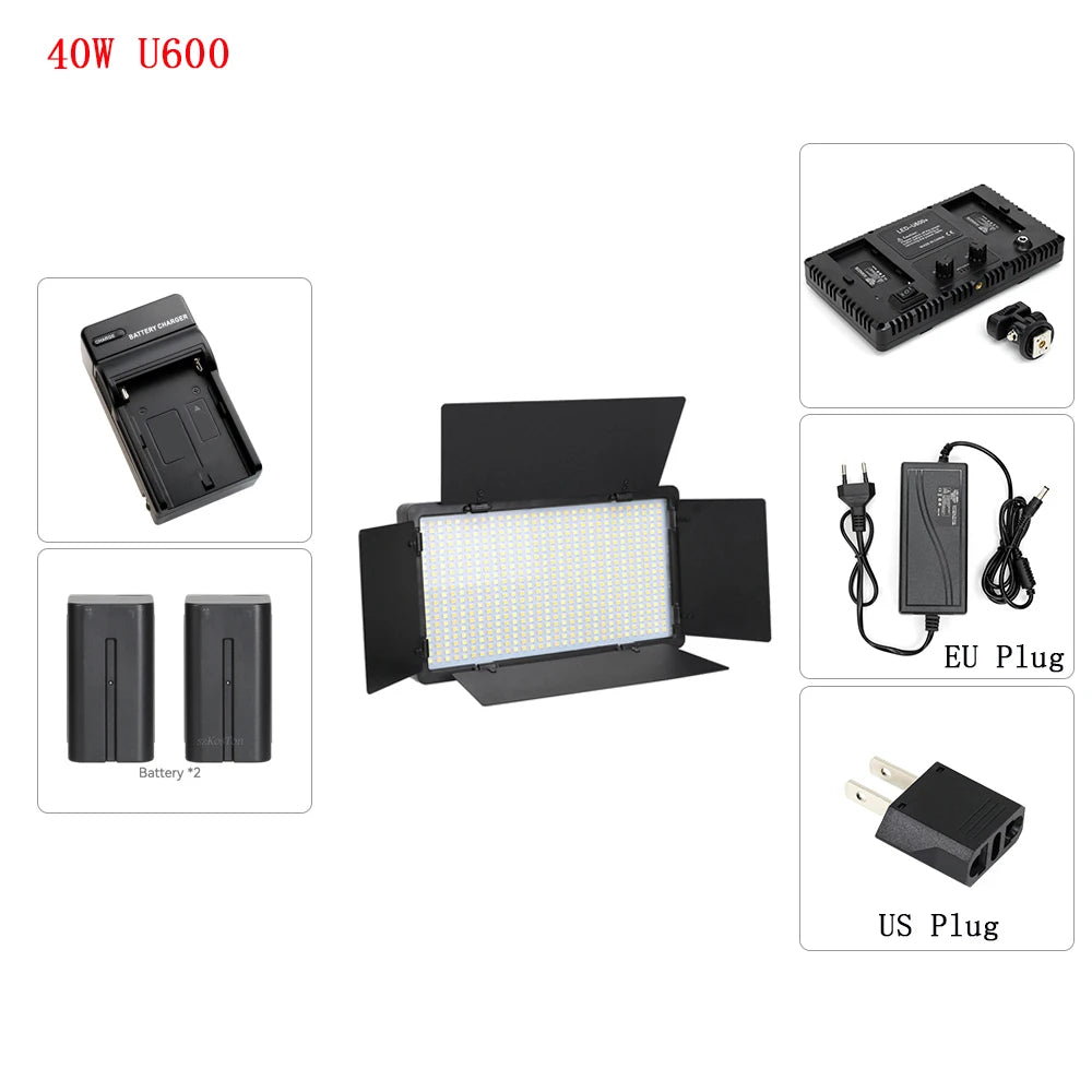 LED Lights Photography Camera Video Lamp Photo Studio Kits Panel Lamp Stand Light Selfie Light For Streaming Tiktok Eyelashes