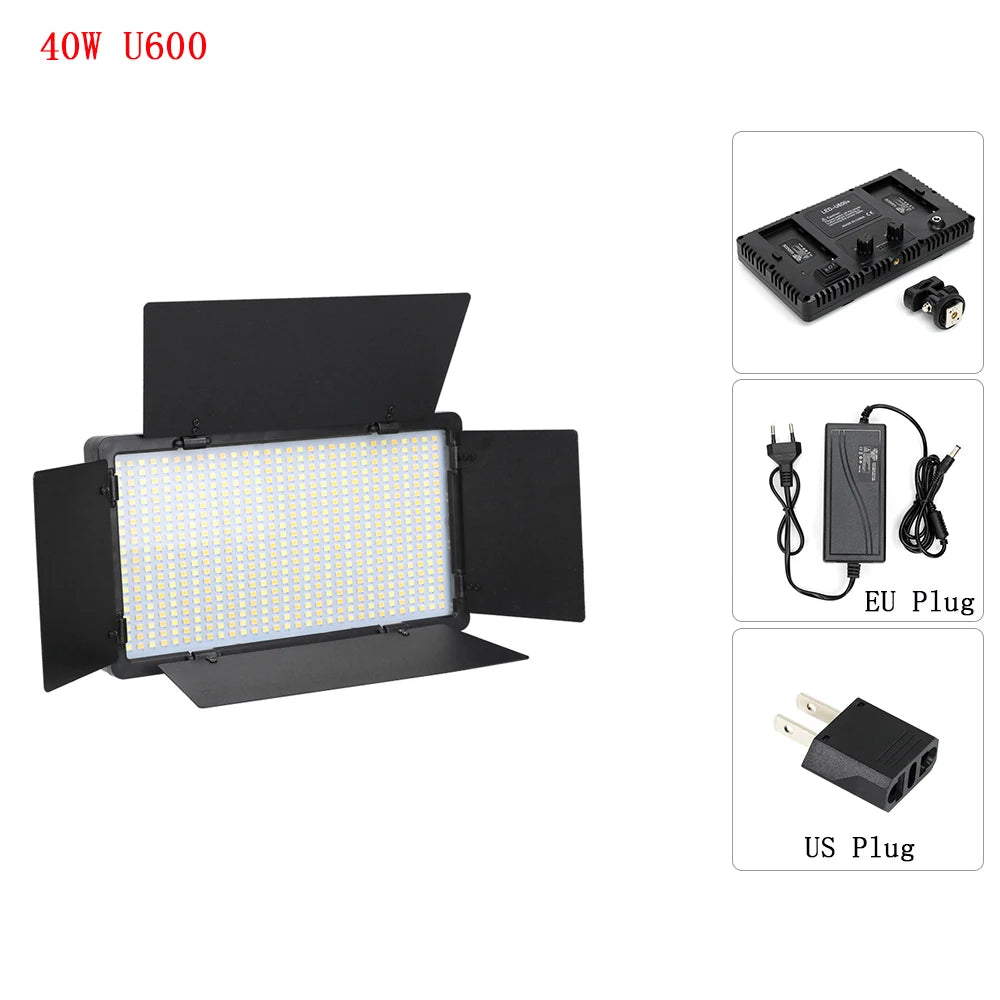 LED Lights Photography Camera Video Lamp Photo Studio Kits Panel Lamp Stand Light Selfie Light For Streaming Tiktok Eyelashes