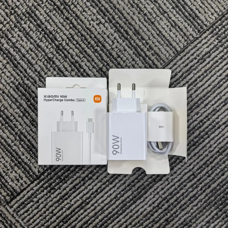 90W 6A Turbo Fast Wall Charger Original Xiaomi 15 14 13 12 11 Pro Ultra Lite USB To Type C Quick Charging Phone Cable Redmi Note