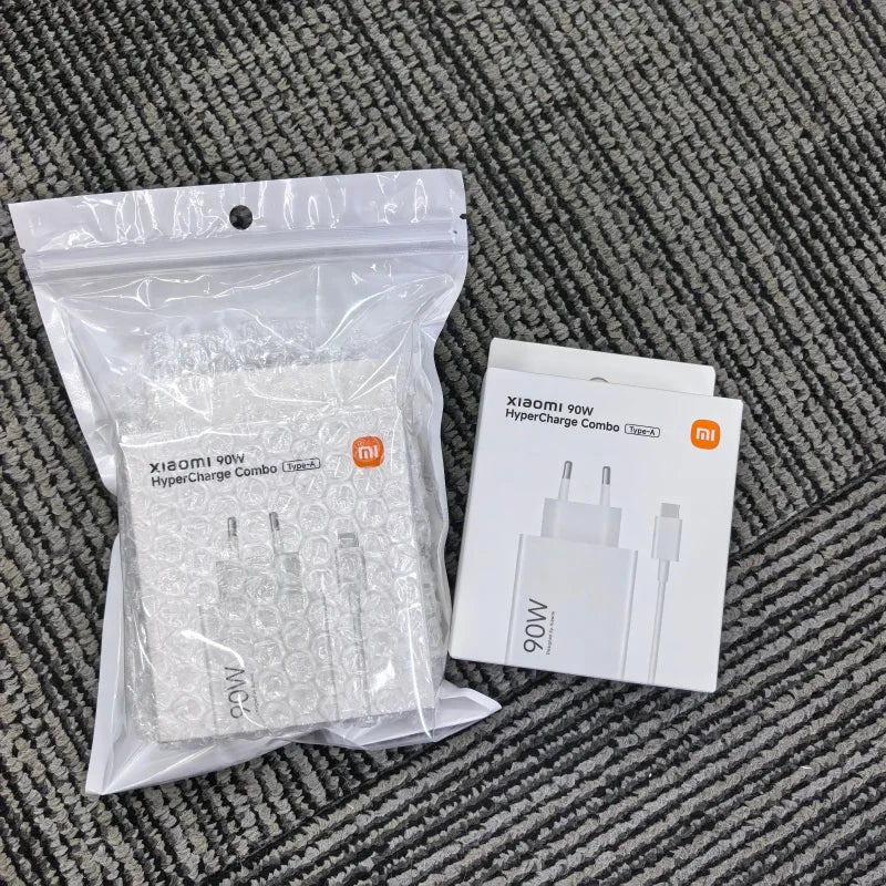 90W 6A Turbo Fast Wall Charger Original Xiaomi 15 14 13 12 11 Pro Ultra Lite USB To Type C Quick Charging Phone Cable Redmi Note