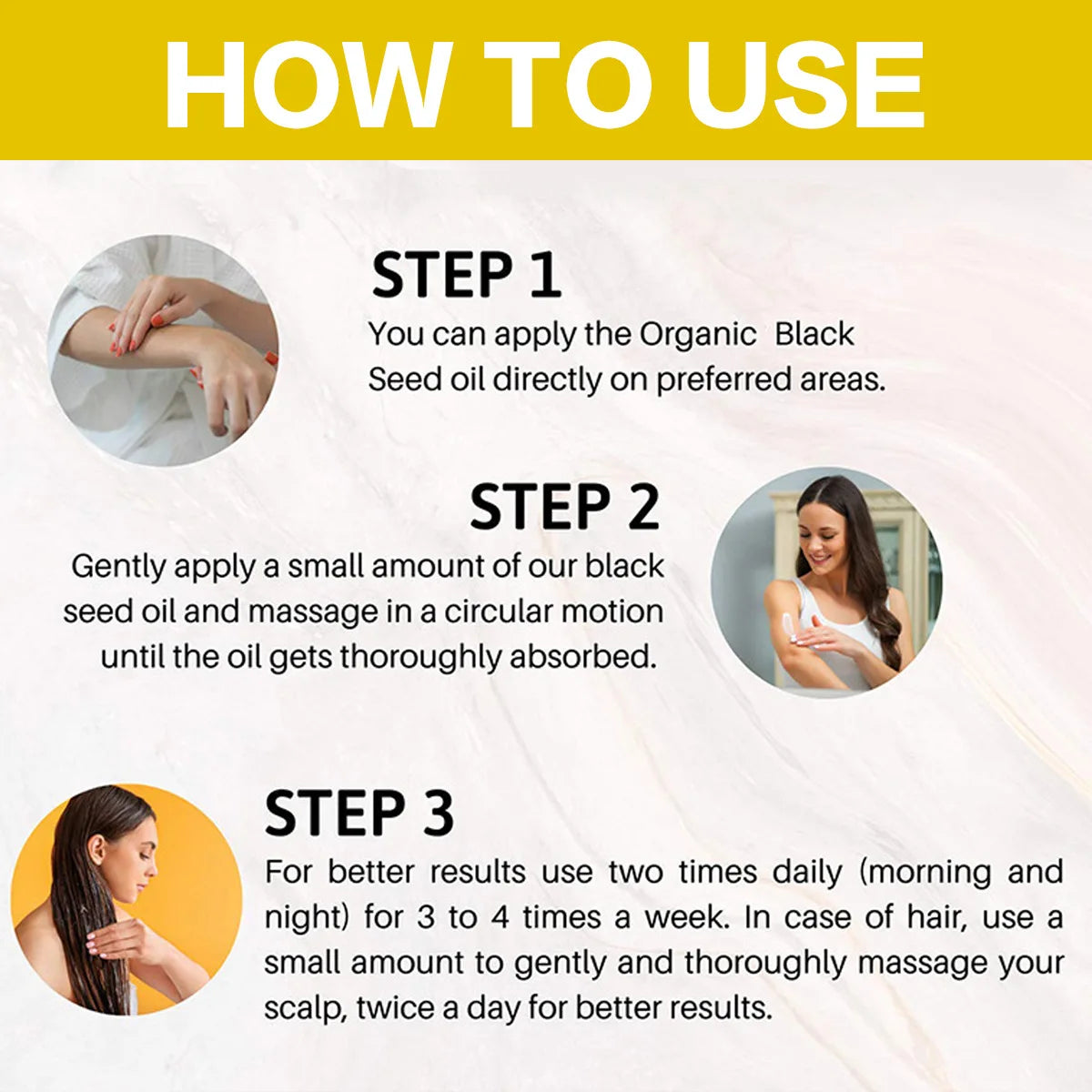 30ml Multipurpose Black Seed Oil Cold Pressed Virgin Black Castor Oil Black Cumin Seed Oil Skin Care Body Care Nourish Hair