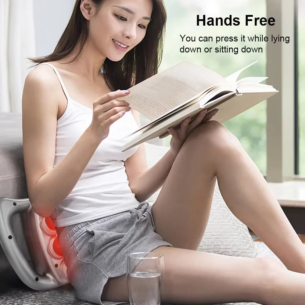 Fascia Gun Muscle Massager with 16 Heads Deep Tissu Electronic Percussion Vibration Therapy for Body Back Shoulders Legs