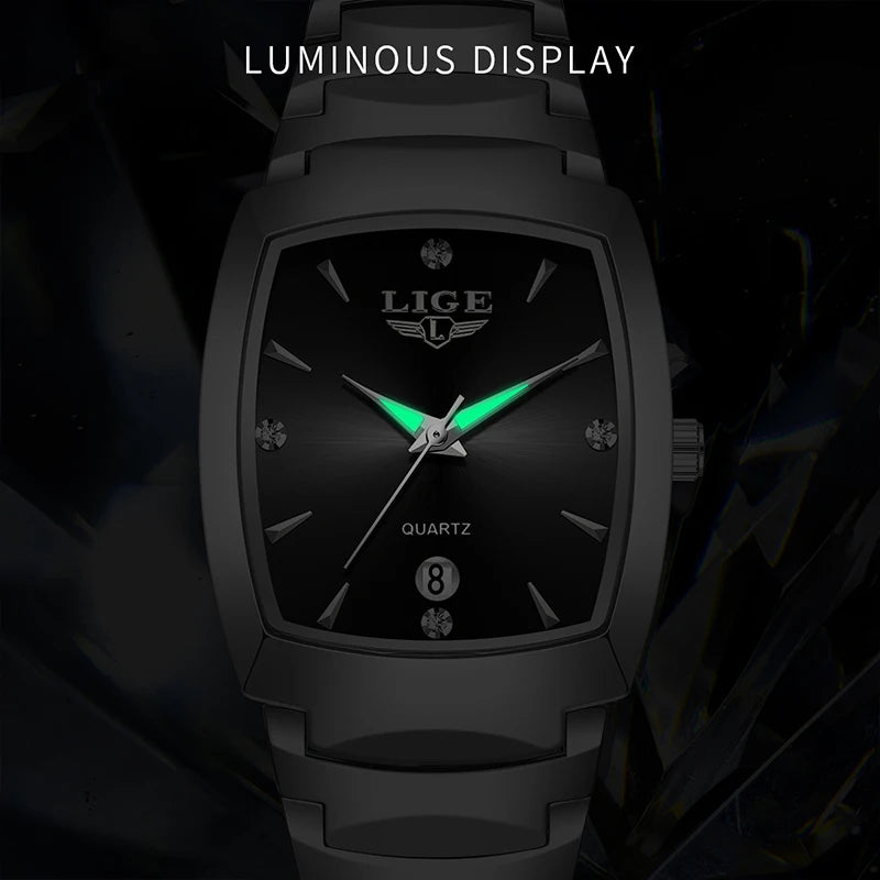 LIGE Watch women Business Luxury Ladies clock female waterproof watches Fashion quartz Simple Watch for Wome montre femme+BOX