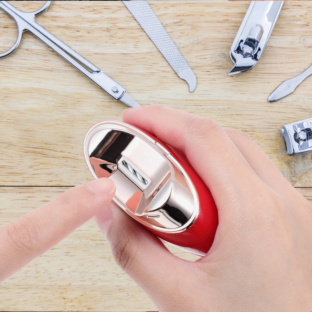 1Set Electric Kids Nail Trimmer Durable Material Lightweight Portable Nail Care Kit Safe Efficient Children Manicure