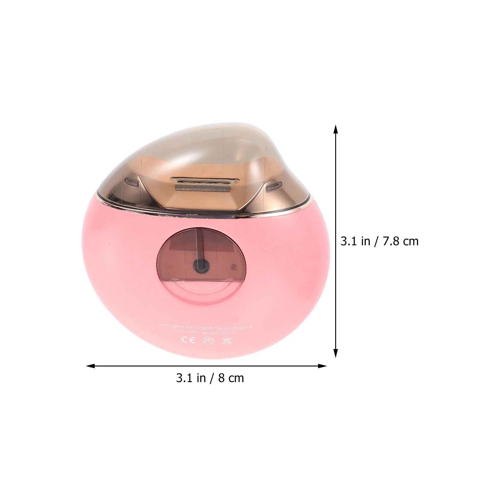 1Set Electric Nail Trimmer Safe Durable Portable Nail Care Tool Kit with Replacement Heads for Adults