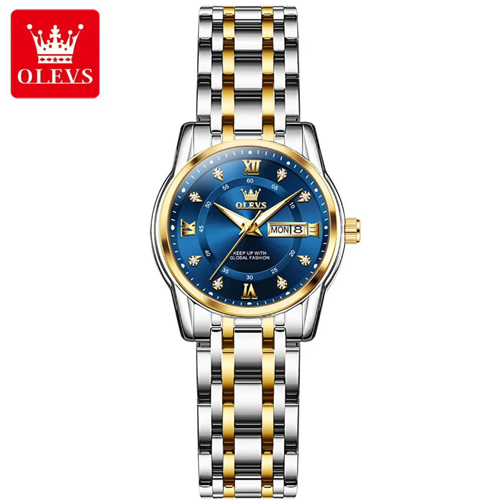 OLEVS brand watch Roman scale fashion calendar quartz watch waterproof women's watch 5513